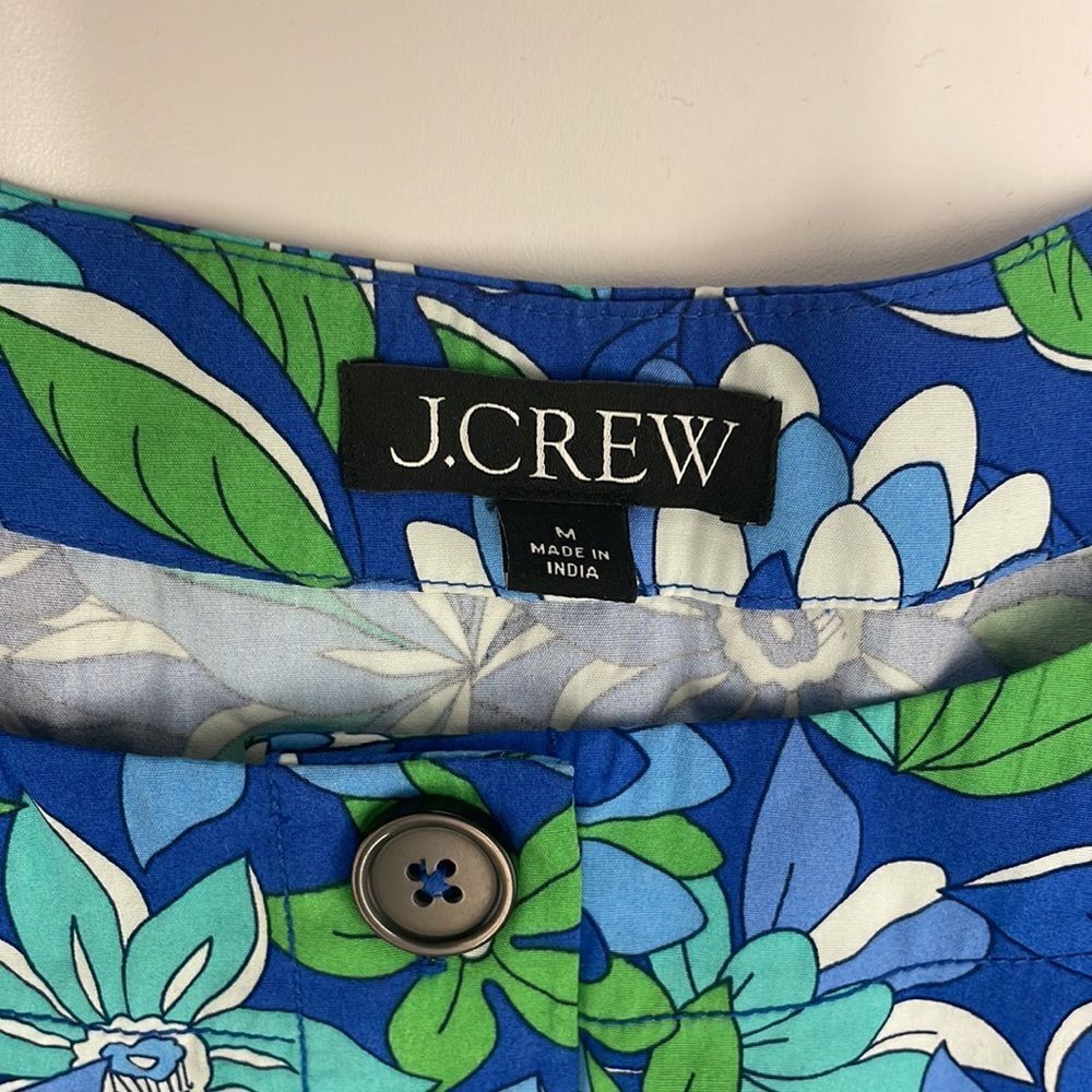 ❤️ J. Crew Blue A-Line Dress Sz. M - Picture 8 of 8